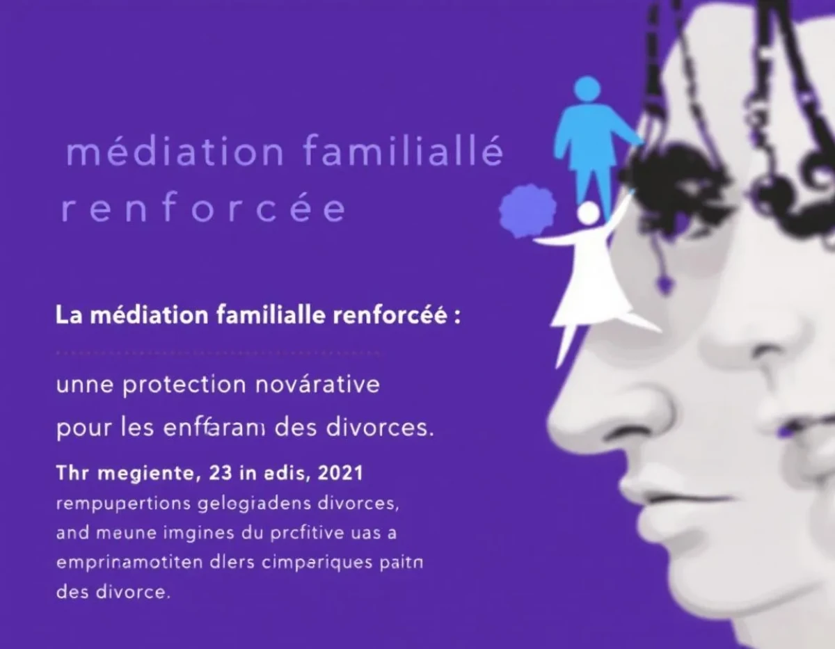 La médiation familiale renforcée : une protection novatrice pour les enfants lors des divorces